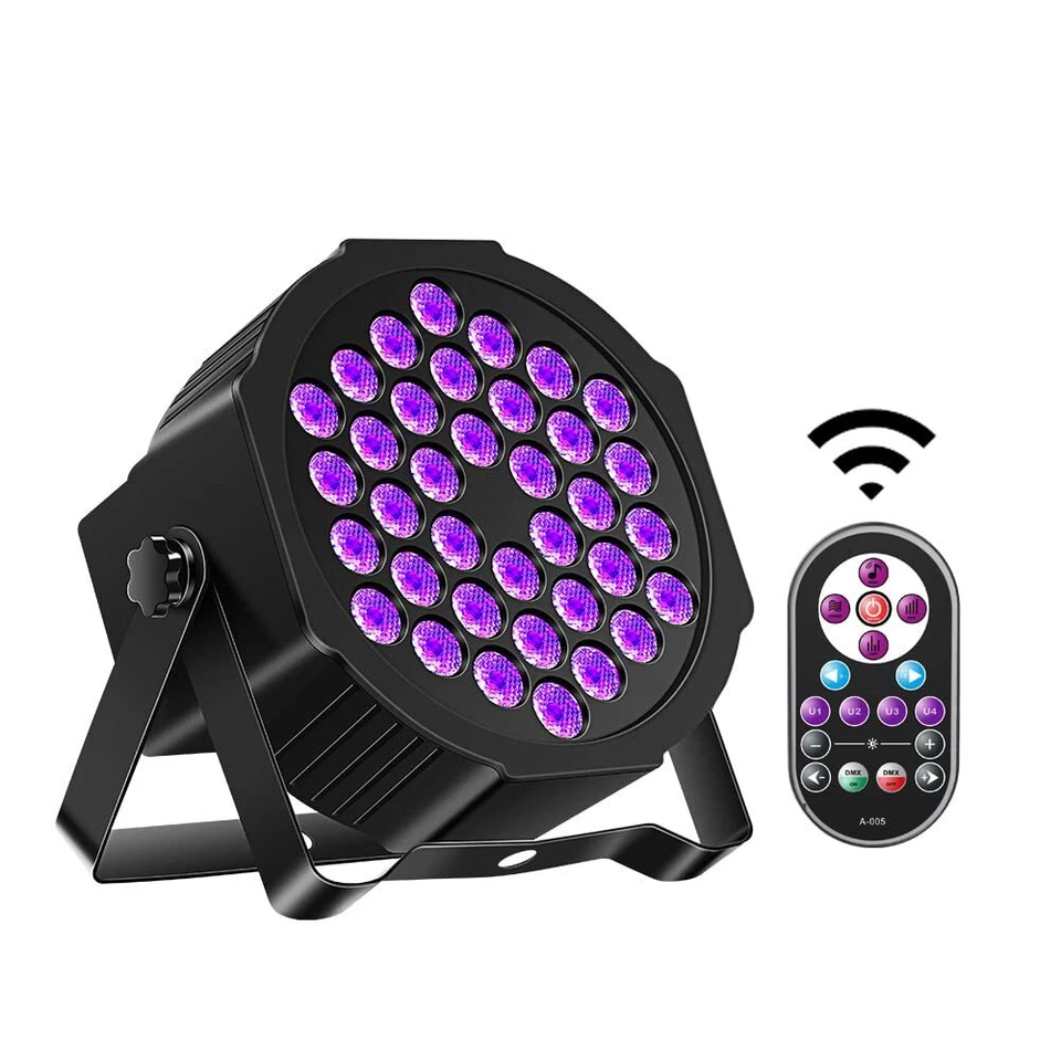 Black Lights U`King 72w 36led UV Blacklight With Glow in The Dark Party
