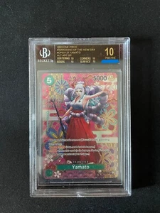BGS 10 Black Label Yamato (SP Alt Art) OP01-121 SEC ONE PIECE WORLD WIDE SHIP - Bild 1 von 1