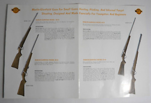1960 Marlin-Glenfield Guns for Small Game Bolt Action .22 Advertising