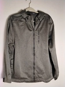 Men's Izod Advantage Hooded Jacket Stretch Performance Full Zip Size Large - Picture 1 of 4