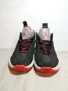 Size 5 - Jordan 35 Bred 2021 White Black And Red Basket Ball Shoes. - Picture 1 of 8