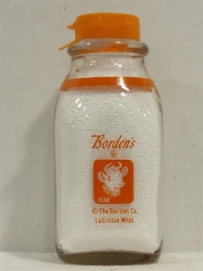 Botella de leche TSPTQ Borden's Bordens Dairy Elsie the Cow LaCrosse WI 1954 - Imagen 1 de 2