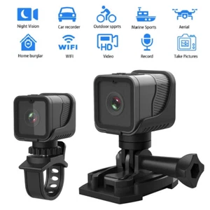 Telecamera Moto Full HD 1080P DVR Min Motociclo Azione Casco Sport Cam NUOVO - Foto 1 di 28