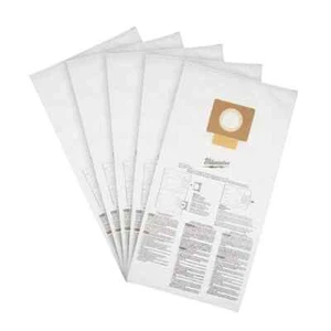 New Milwaukee 49-90-1989 Fleece Dust Bags (5PK) - 9 Gallon - Picture 1 of 5