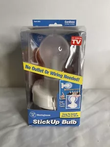 Stick Up Bulb Cordless Battery Operated Home Cabinet Closet Night Light NOS - Picture 1 of 2