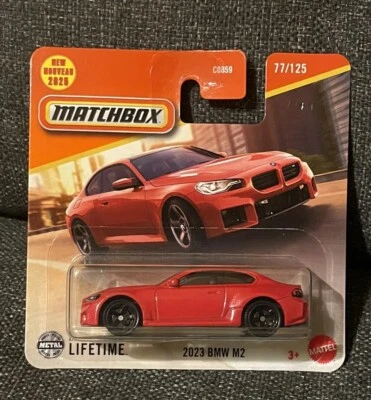 Miniatura Matchbox BMW M2 2023 G87 1/64 1:64 Coche De Metal Nuevo Caja 2025 - Imagen 1 de 4