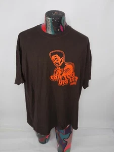 Shaft The Movie Can You Dig It Rocket Factory Mens Tshirt Brown Size 2XL - Picture 1 of 7