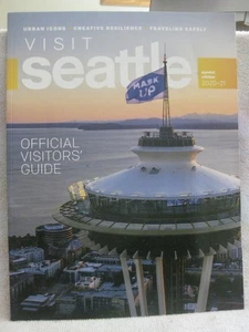 Visit Seattle Magazine Official Visitors' Guide 2020-21 mint shape - Picture 1 of 2