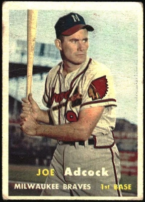 Topps - 1957 Joe Adcock 117 - Image 1 of 2