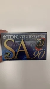 Lot of 3 NOS Vintage TDK SA90 High Position IEC II Type II Cassette Tapes Sealed - Picture 1 of 4