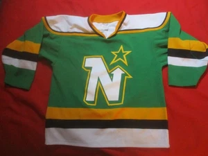 Camiseta deportiva de hockey vintage de Minnesota North Stars para niños jóvenes M/M AK tejida atlética #12 - Imagen 1 de 6