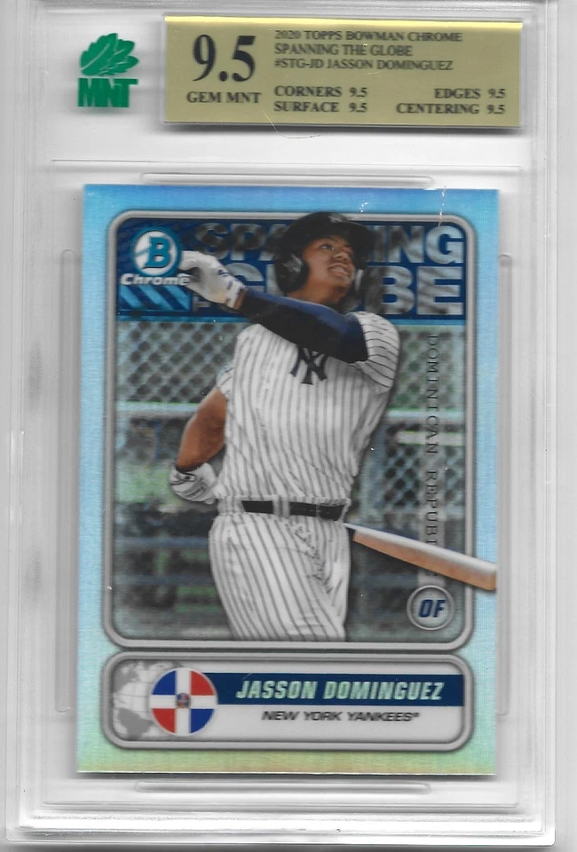 2020 Bowman Chrome Jasson Dominquez #STG-JD RC  9.5 MINT+ Spanning The Globe - Image 1 of 1