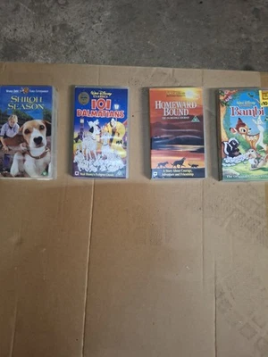 Disney VHS Lot x10 – Fantasia, Bambi, 101 Dalmatians, Lady & the Tramp Bundle - Image 1 of 4