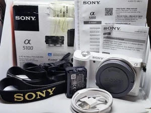 Inquire £25 Cashback - Stunning Pristine Sony A5100 Camera Body 98% New - Picture 1 of 10