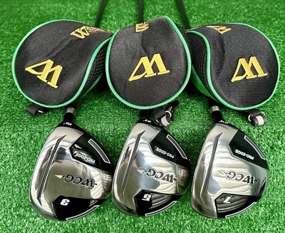 Conjunto de Madeira Warrior Custom Golf PRO-EDGE Fairway 3, 5 e 7, Senior-Flex, MRH + HC - Imagem 1 de 4