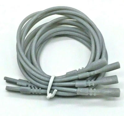 Collar Cordón Silicona Gris (4) Goma Suave 2mm Cierre a Presión 16" o 18" Foto 1 de 2