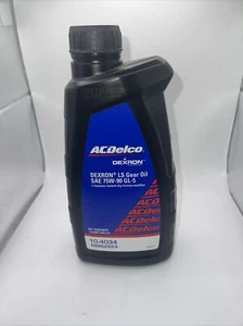 ACDelco 10-4034 Dexron LS 75W-90 Gear Oil - 32 oz  New BOTTLE - Picture 1 of 4