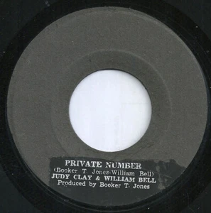 Judy Clay & William Bell 7" Northern Soul 45 Private Number Blank JA Press HEAR - Picture 1 of 2
