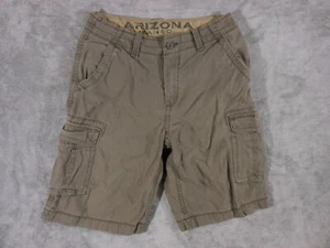 Arizona Jean Cargo Shorts Men's Size 31 Flat Front Brown Casual Outdoor Hiking - Picture 1 of 12