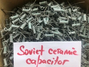 100 x NUEVO Condensador Tubular de Cerámica KT-2 (0,18 mkF +/-5%) de 70-s - Imagen 1 de 3