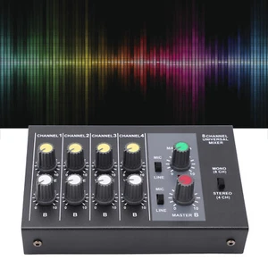 Audio Mixer 8 Kanal Eingang Mono Stereo Sound Mischpult - Bild 1 von 12