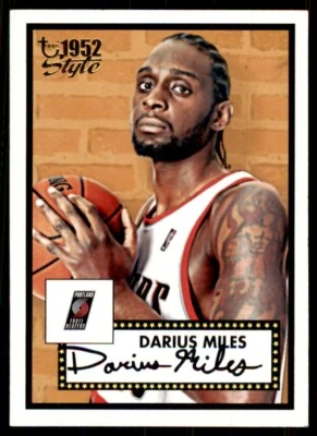 2005-06 Topps 1952 Style Darius Miles A Basketball Cards #59 - Image 1 of 2