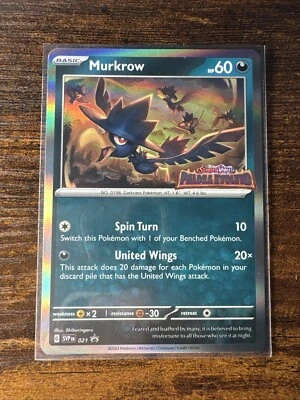 Murkrow - 021 (Prerelease) 021 Sv: Scarlet & Violet Promo Cards Holo - Image 1 of 2