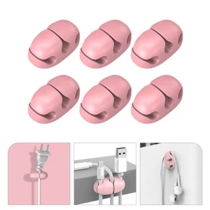 6 Pcs Datenkabel-Organizer Fräulein Kabelorganisator Drahthalter - Afbeelding 1 van 10