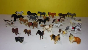 Safari LTD Pony Horse Dogs Farm Pasture Learning Realistic Mini Figure Lot 1.5" - Picture 1 of 3