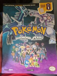 The Official Pokémon Scenario Guide Diamond and Pearl Version Book Nintendo DS