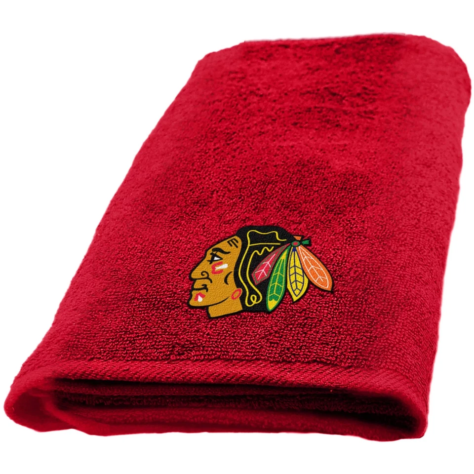 Toalha de cozinha NHL Chicago Blackhawks dedo banho de mão tamanho 11 x 18" - Imagem 1 de 1