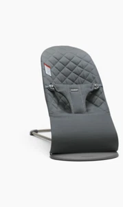 Babybjörn Fabric Seat for Bouncer, Bliss-Anthracite , dark grey cover only - Picture 1 of 1