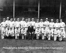 Philadelphia Athletics - 1929 World Series Champions, 8x10 B&W Team Photo