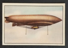Zeppelin Blimp 1930's German Cigarette Mini Card #11 (NM)