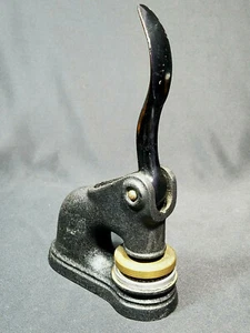 Collectible Stamp Seal Solid Iron From Knopf 1956 Vintage - Picture 1 of 11