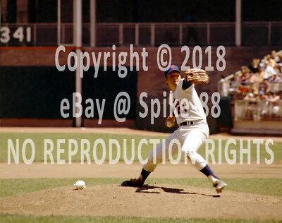 TOM SEAVER NEW YORK METS PITCHING SHEA STADIUM  - Image 1 of 2