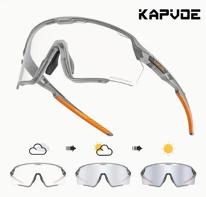 KAPVOE TRENDING Cycling Sunglasses Polarized Bicycle Bike Sports Glasses Men AUS - Picture 1 of 10