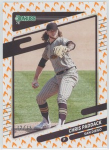 2021 Donruss On Fire #207 Chris Paddack Padres 32/75