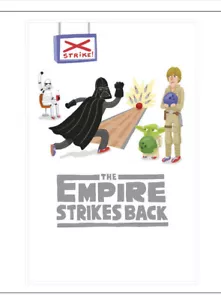 Disney Star Wars Birthday Card Darth Vader Yoda - Picture 1 of 1