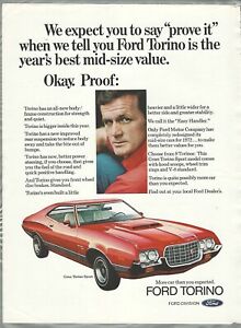 1972 FORD GRAN TORINO SPORT advertisement, Gran Torino 2-door 