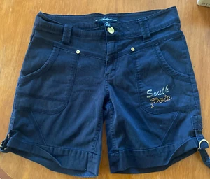 Southpole Damen schwarz Shorts Taschen Junior Größe 5 Rolllasche - Bild 1 von 4