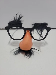 Vintage Halloween Funny Disguise Novelty Glasses Big Nose Rubber Topstone - Picture 1 of 7