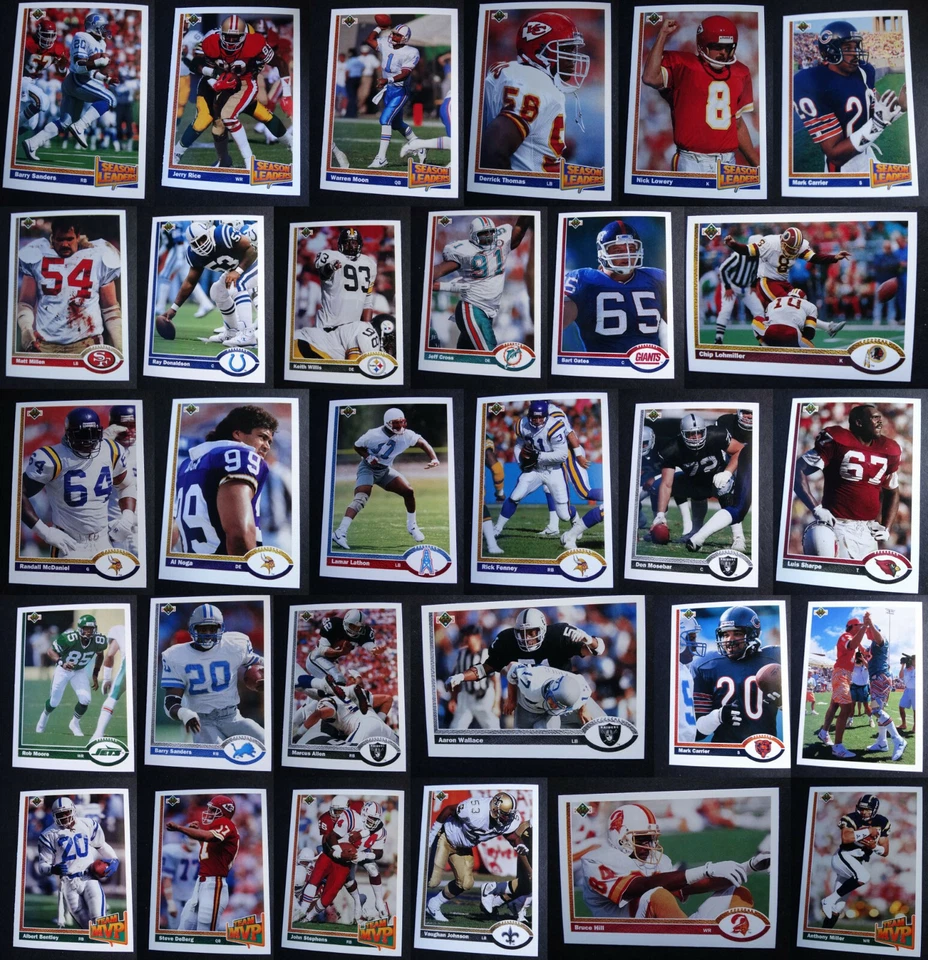 1991 Upper Deck Football Cards Complete Your Set You U Pick From List 401-697 - Image 1 of 1