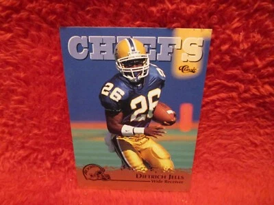 1996 NFL ROOKIE FOOTBALL CARD DIETRICH JELLS #28 - Image 1 of 2