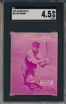 1934-36 BATTER-UP #68 JOE VOSMIK - SGC 4.5 VG/EX+ (SVSC) - Image 1 of 2
