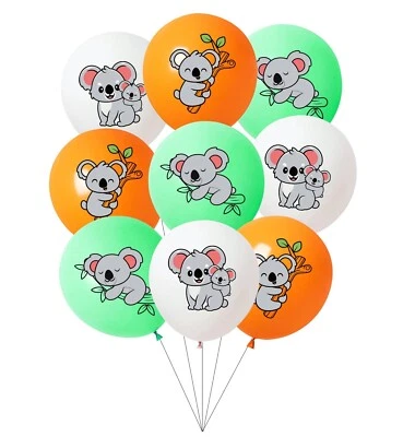 Koala Balloon Australia Zoo Animal Birthday Party Decoration 12" 18pcs - Image 1 of 3
