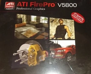 AMD ATI Firepro V5800 Graphic Card - New- 100-505605 1GB Pcie 2xDP 1xDVI Boxed - Picture 1 of 2