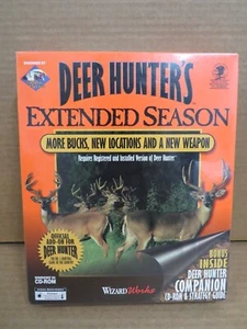 Deer Hunter’s Extended Season PC CD-Rom for Windows 95 Big Box w/ Companion Disk - Picture 1 of 6