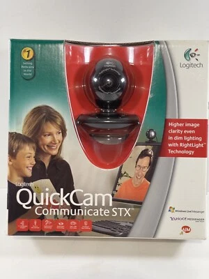 Logitech QuickCam • Communicate STX Webcam - Right light technology - Image 1 of 4