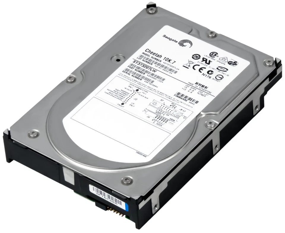 Hard Drive Seagate Cheetah 10K.7 ST373207LW 73GB 10K Ultra320 SCSI 3.5 " Inch - Image 1 of 3